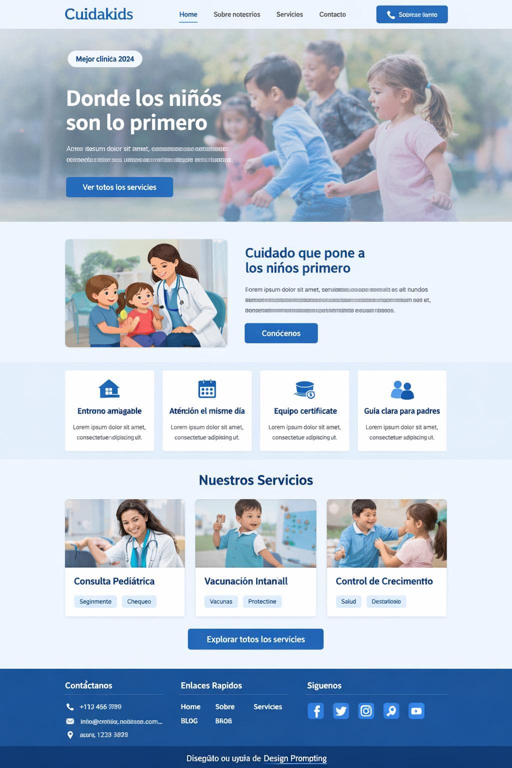Cuidakids &mdash; vista previa del theme