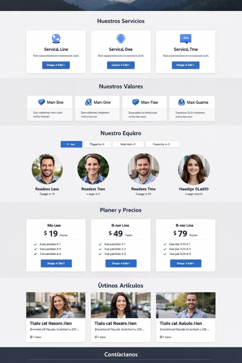 Cuidara Vida &mdash; vista previa del theme