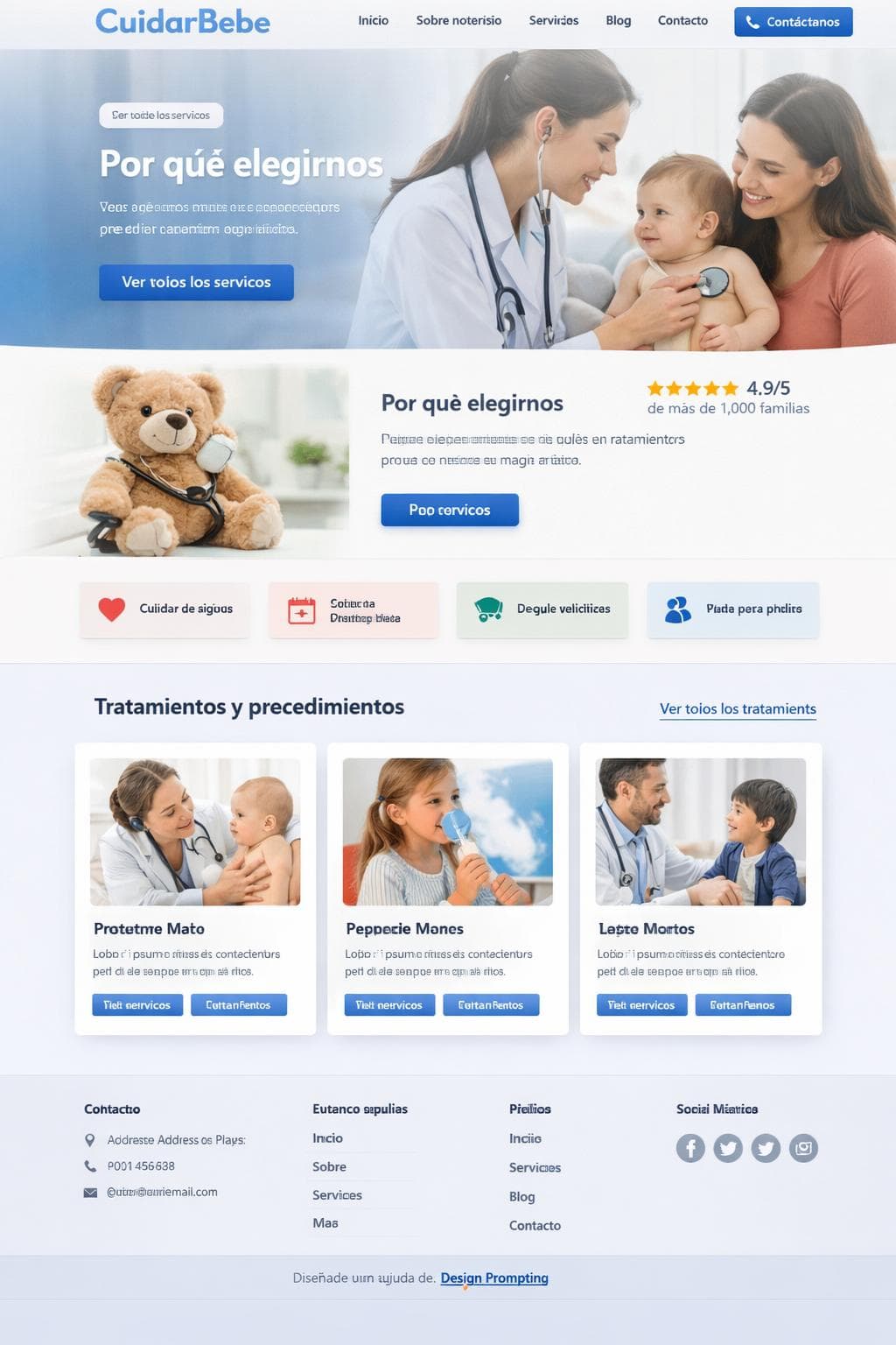 CuidarBebe &mdash; vista previa del theme
