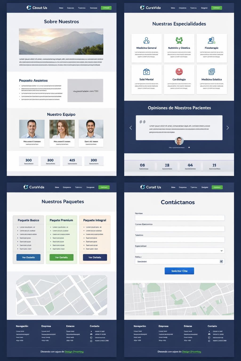CuraVida &mdash; vista previa del theme