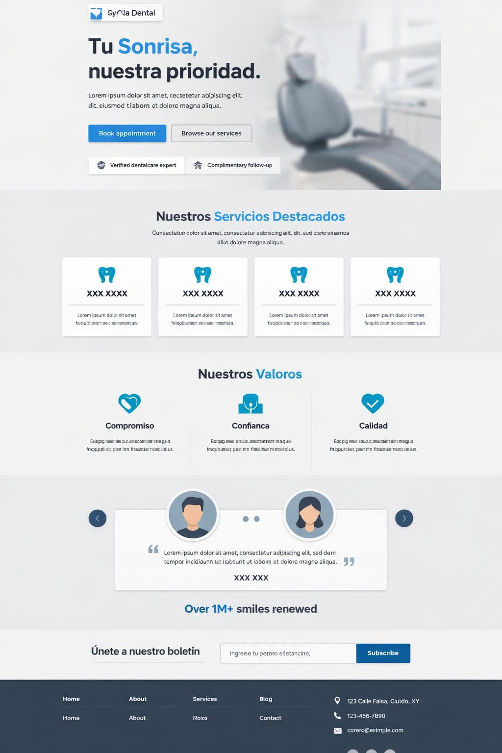 DentaLuz &mdash; vista previa del theme