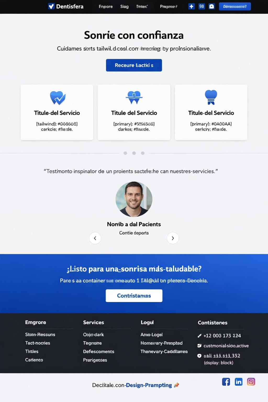 Dentisfera &mdash; vista previa del theme