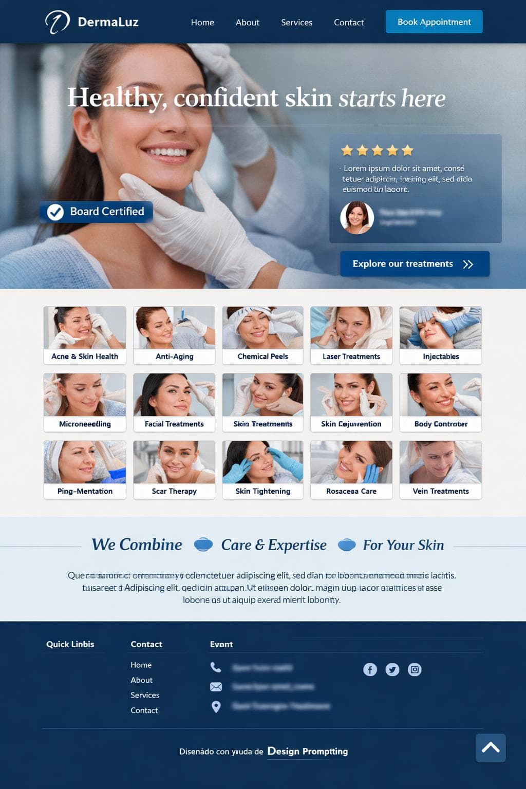 DermaLuz &mdash; vista previa del theme