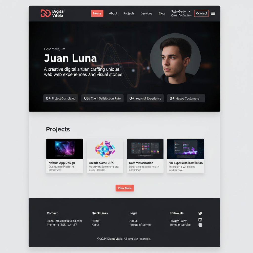 Digital Vitela &mdash; vista previa del theme