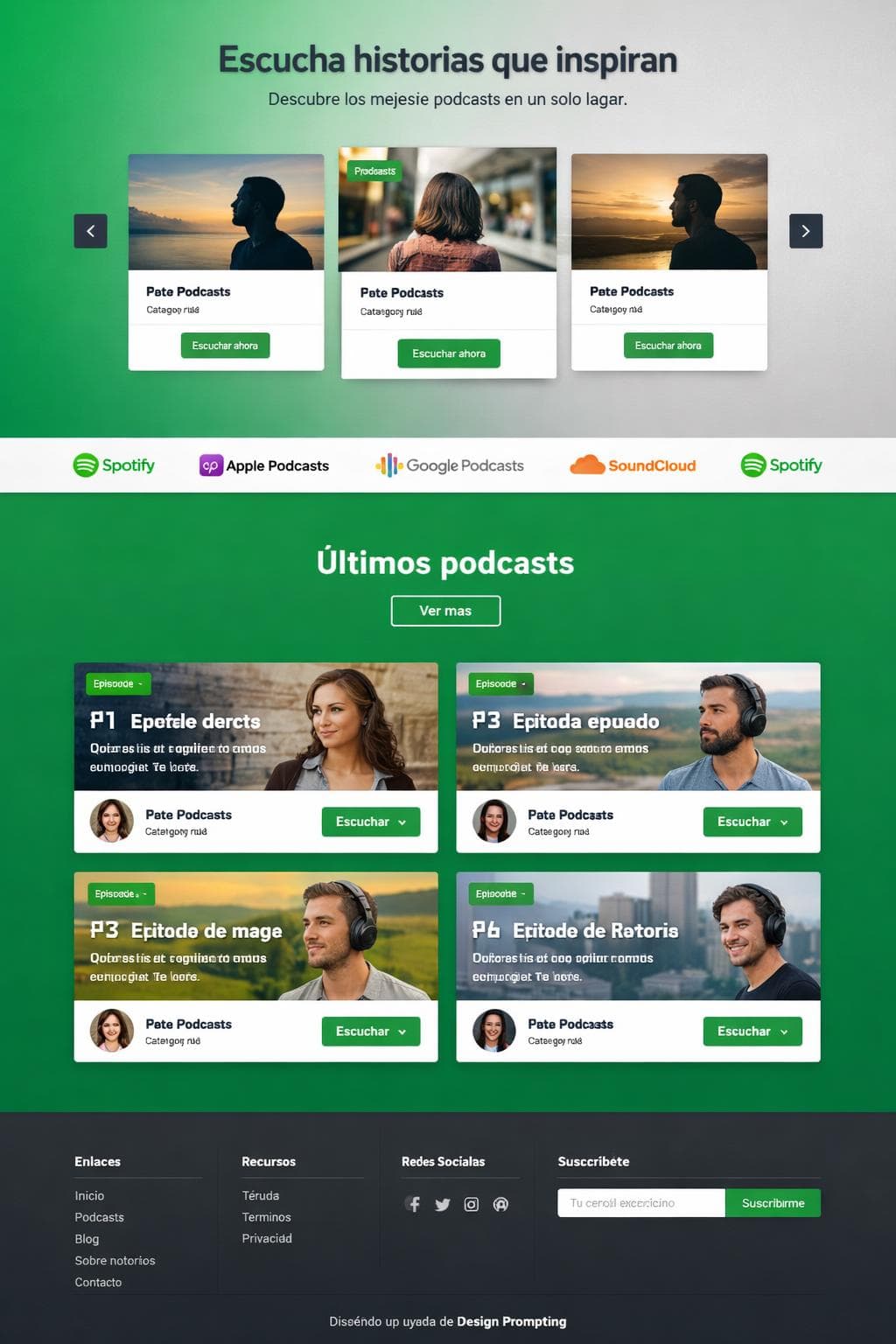 EcoSónica — vista previa del theme