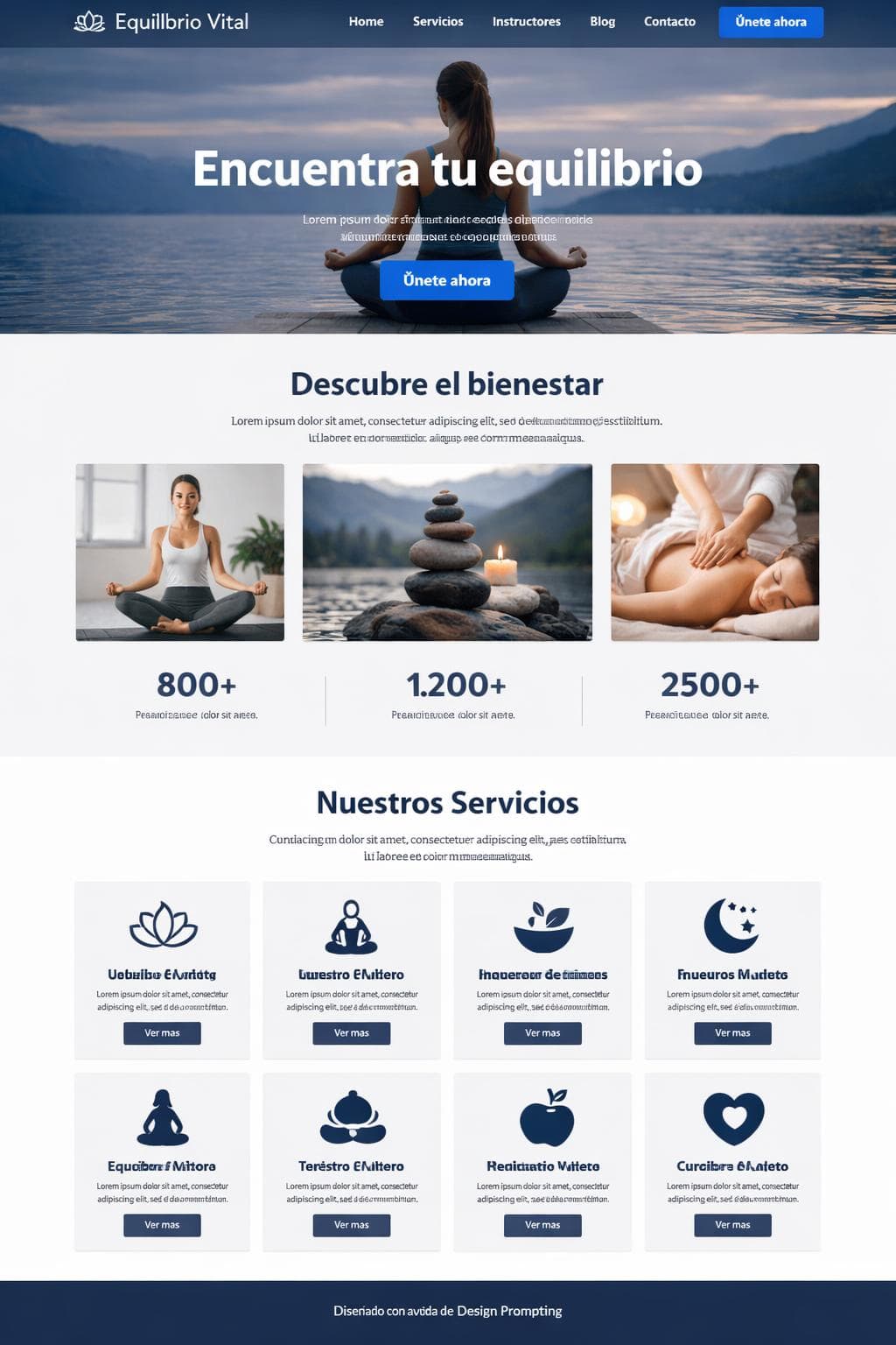 Equilibrio Vital — vista previa del theme