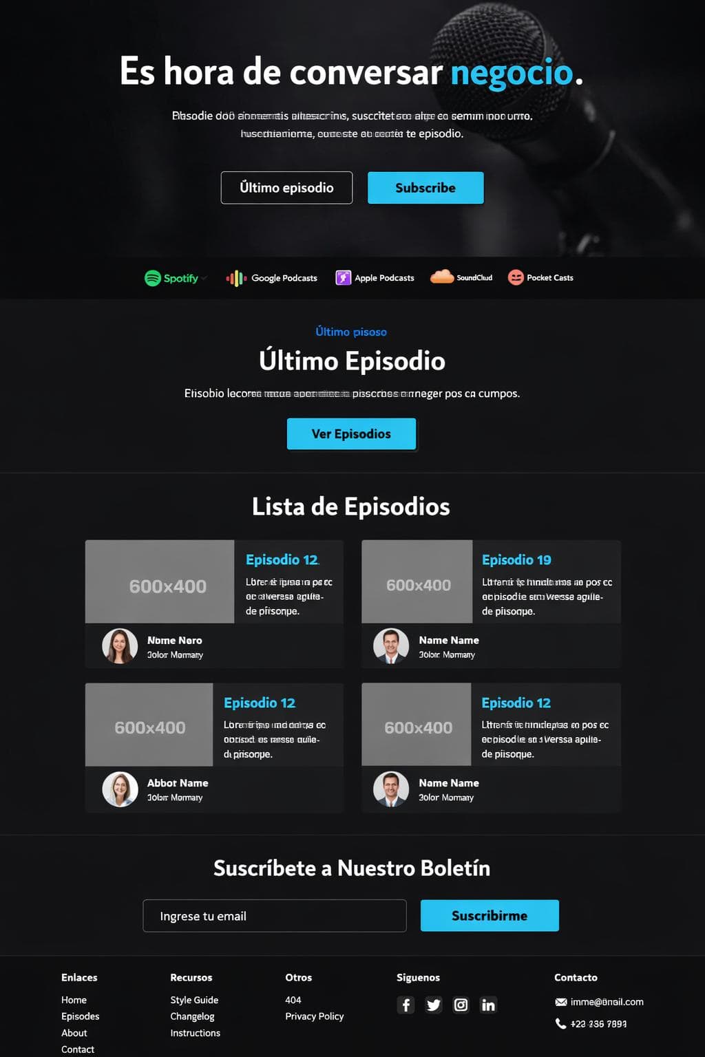 Escuela Boreal — vista previa del theme