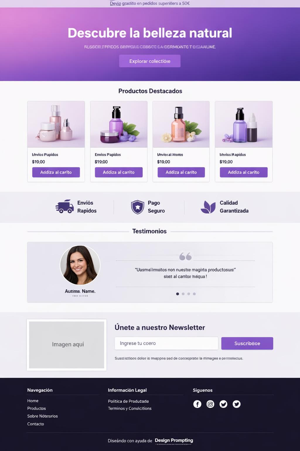 Estética Rubí — vista previa del theme