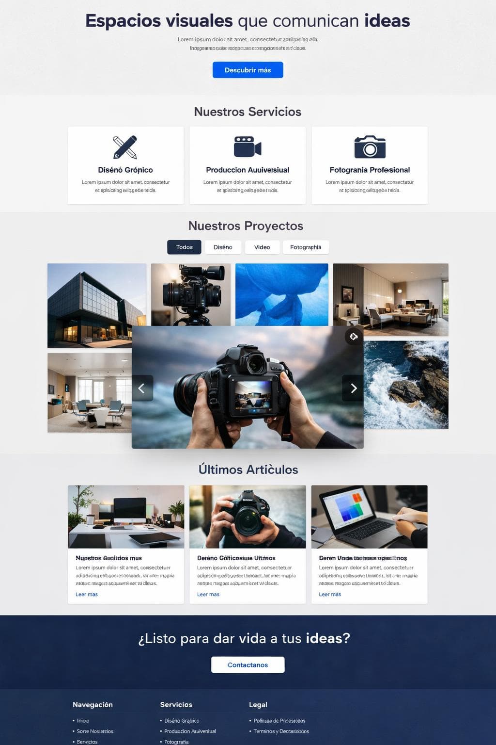 Estilo Arpegio — vista previa del theme