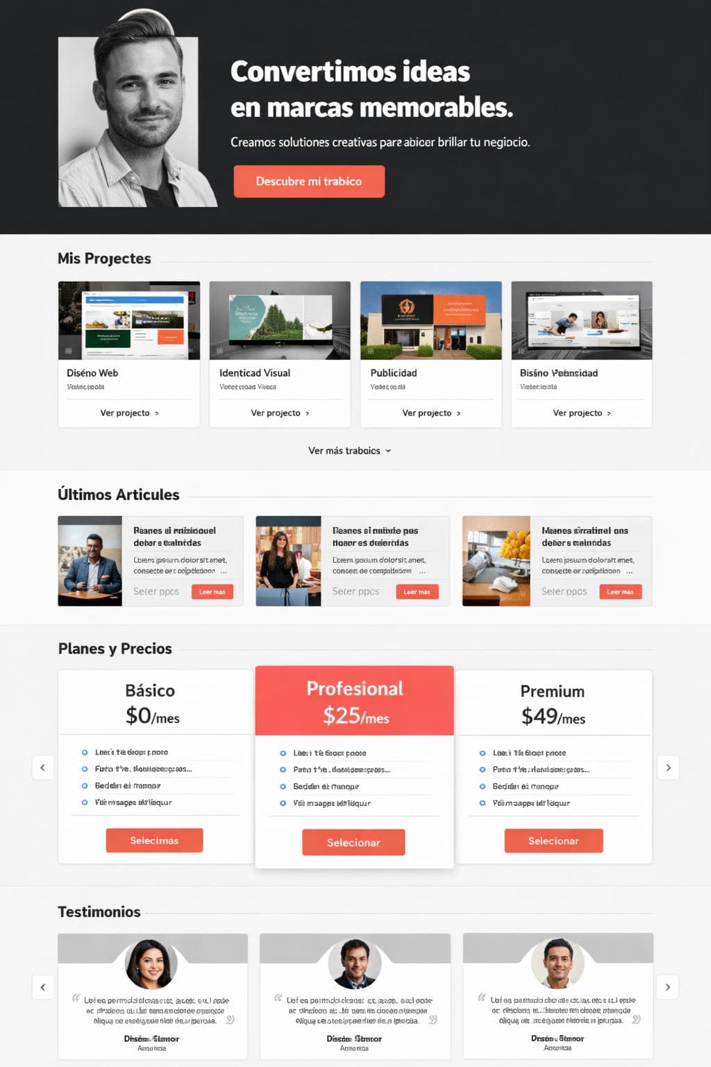 Estilo Islote — vista previa del theme