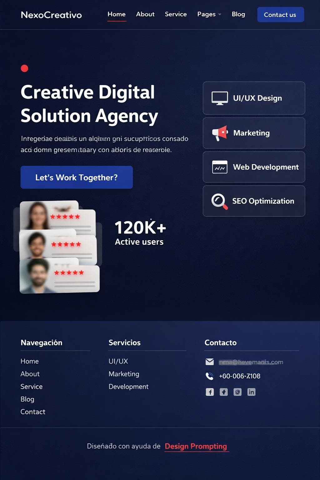Estudio Digital Nimbo — vista previa del theme