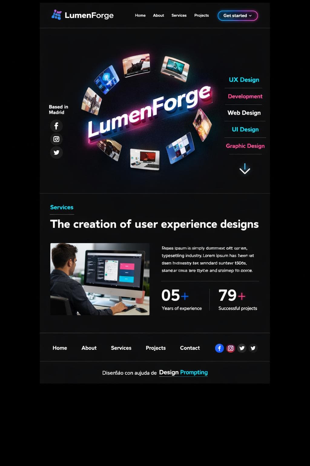 Estudio Digital Orion — vista previa del theme