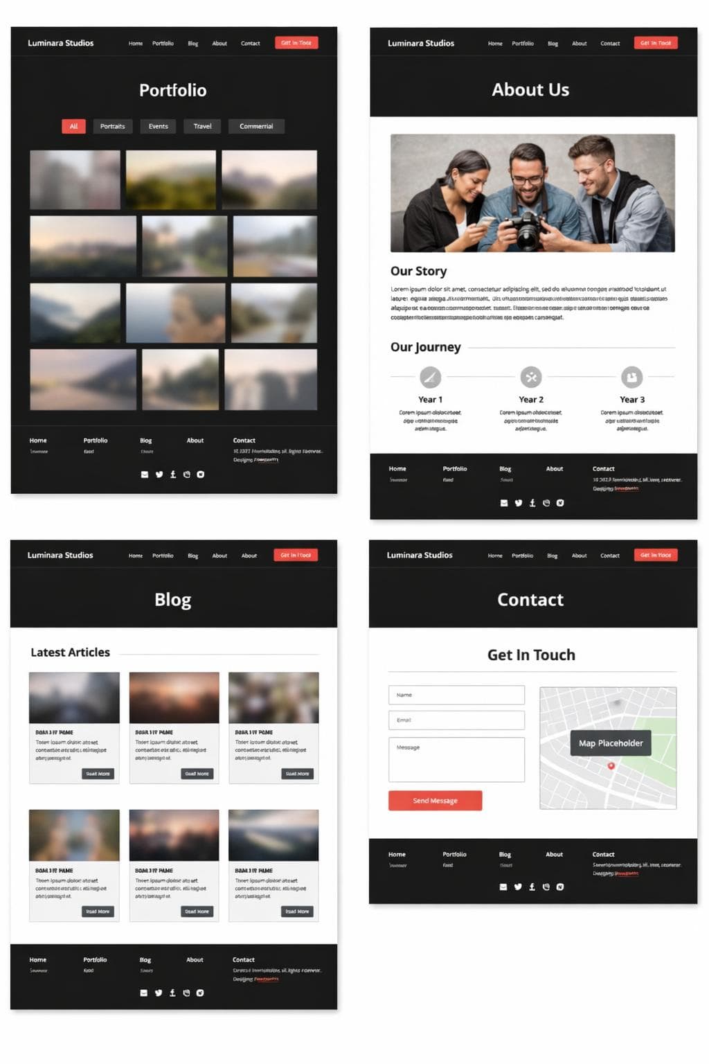 Estudio Polar — vista previa del theme