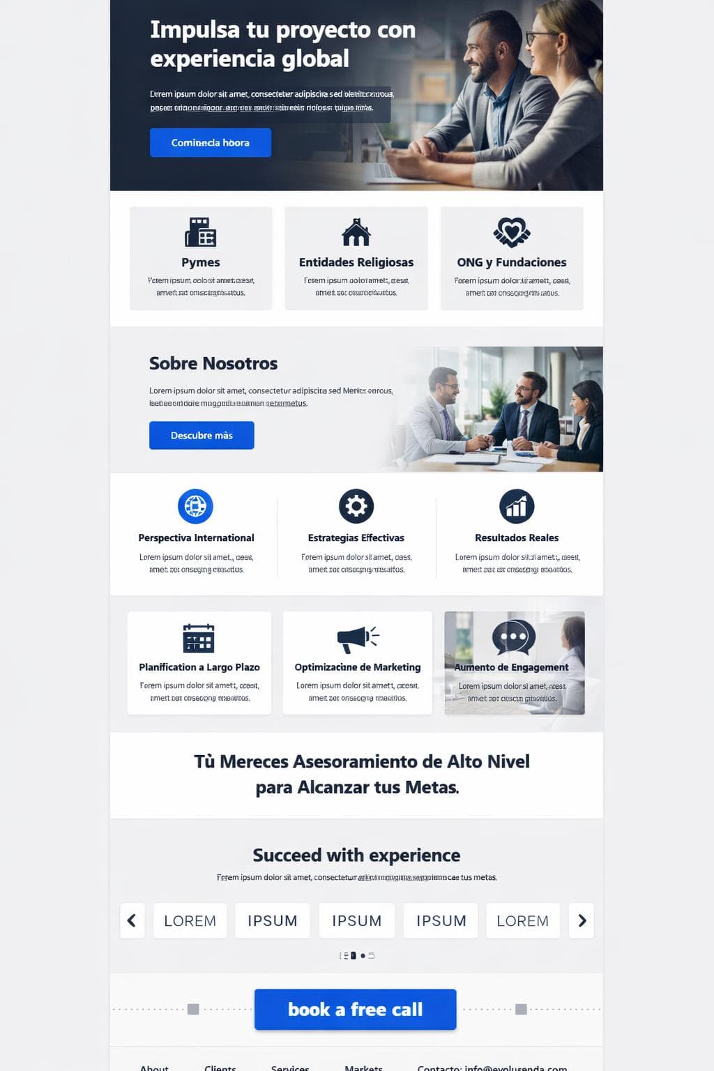 EvoluSenda — vista previa del theme