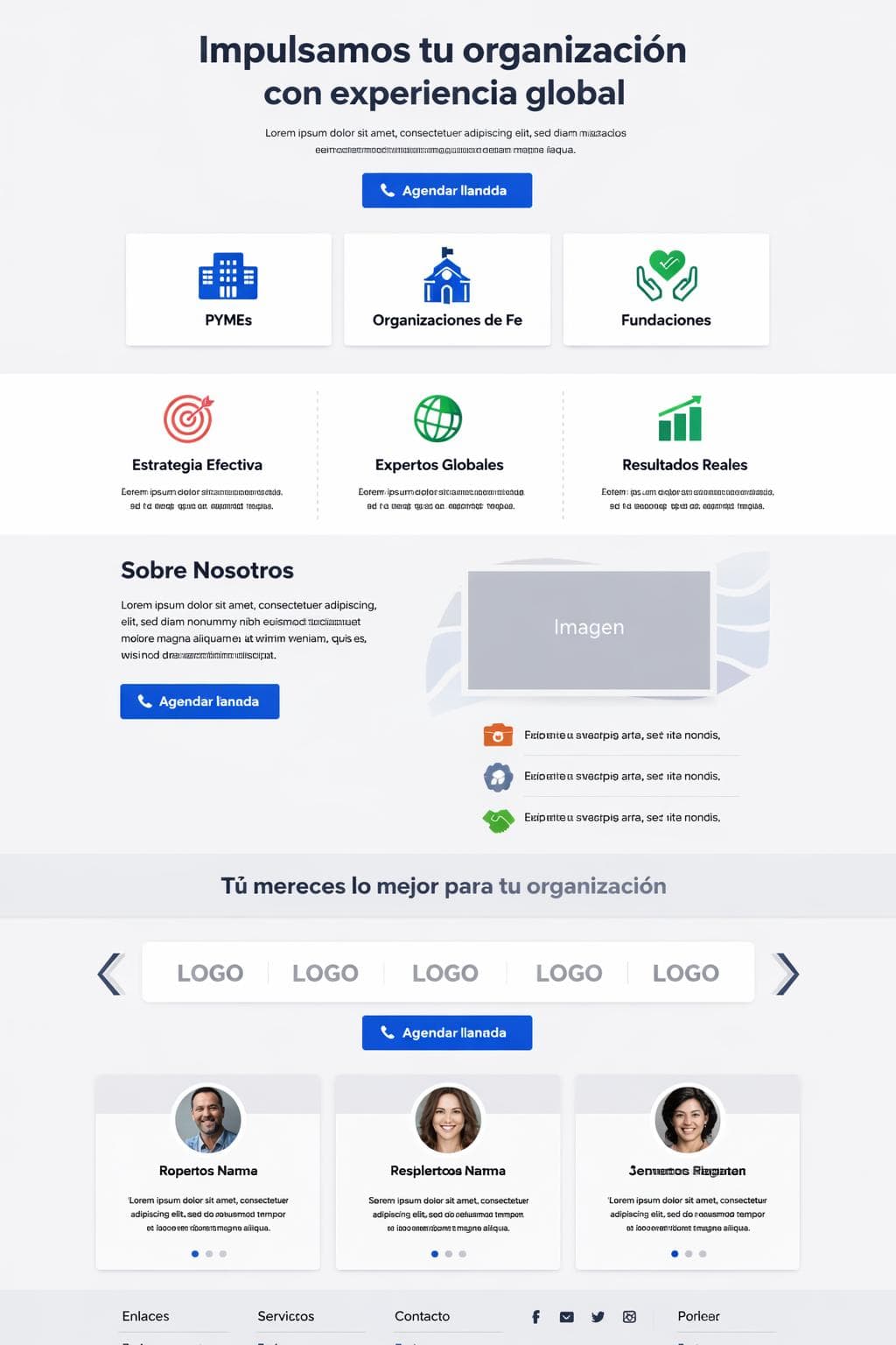 EvolvConsult — vista previa del theme