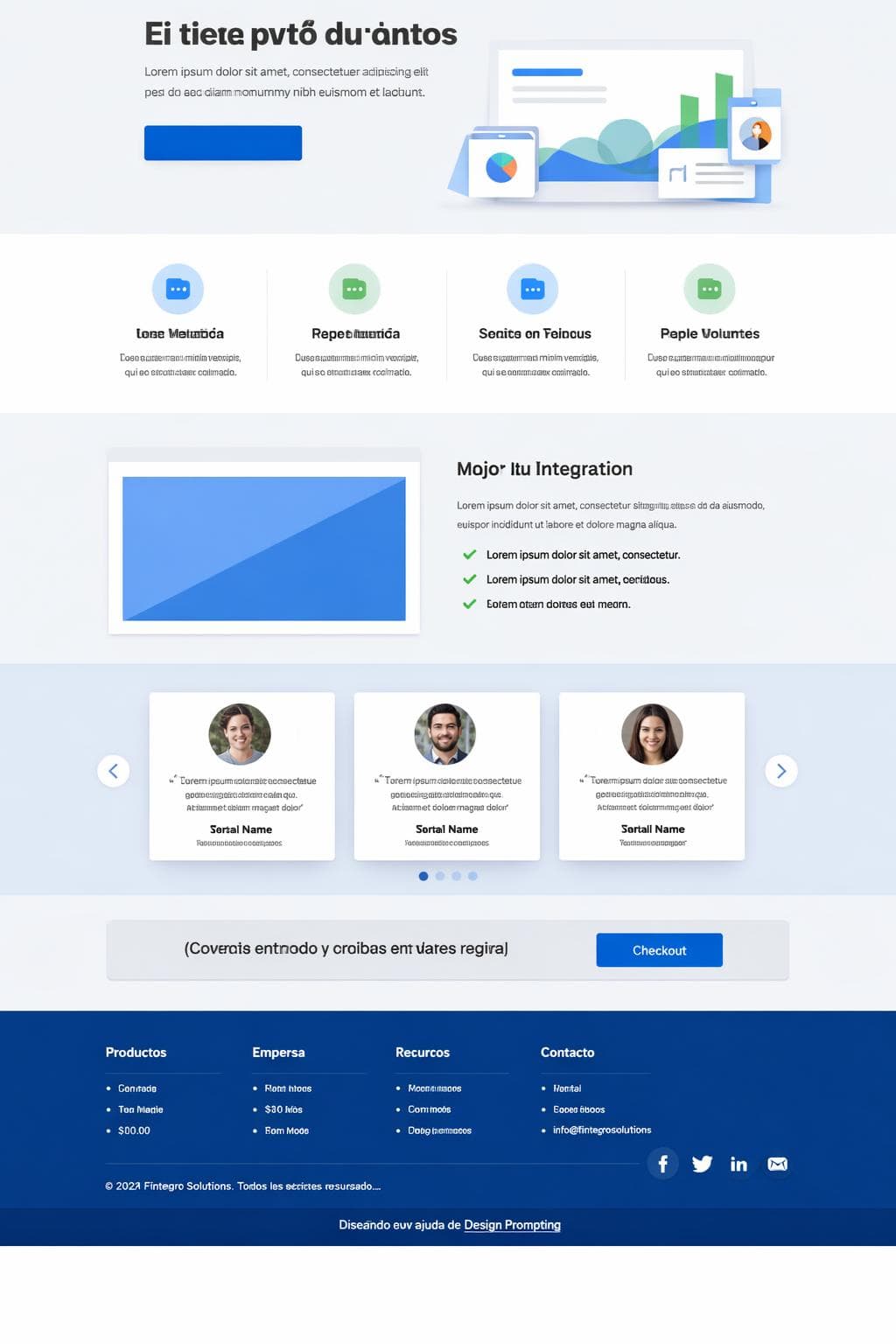 Fintegro Solutions — vista previa del theme