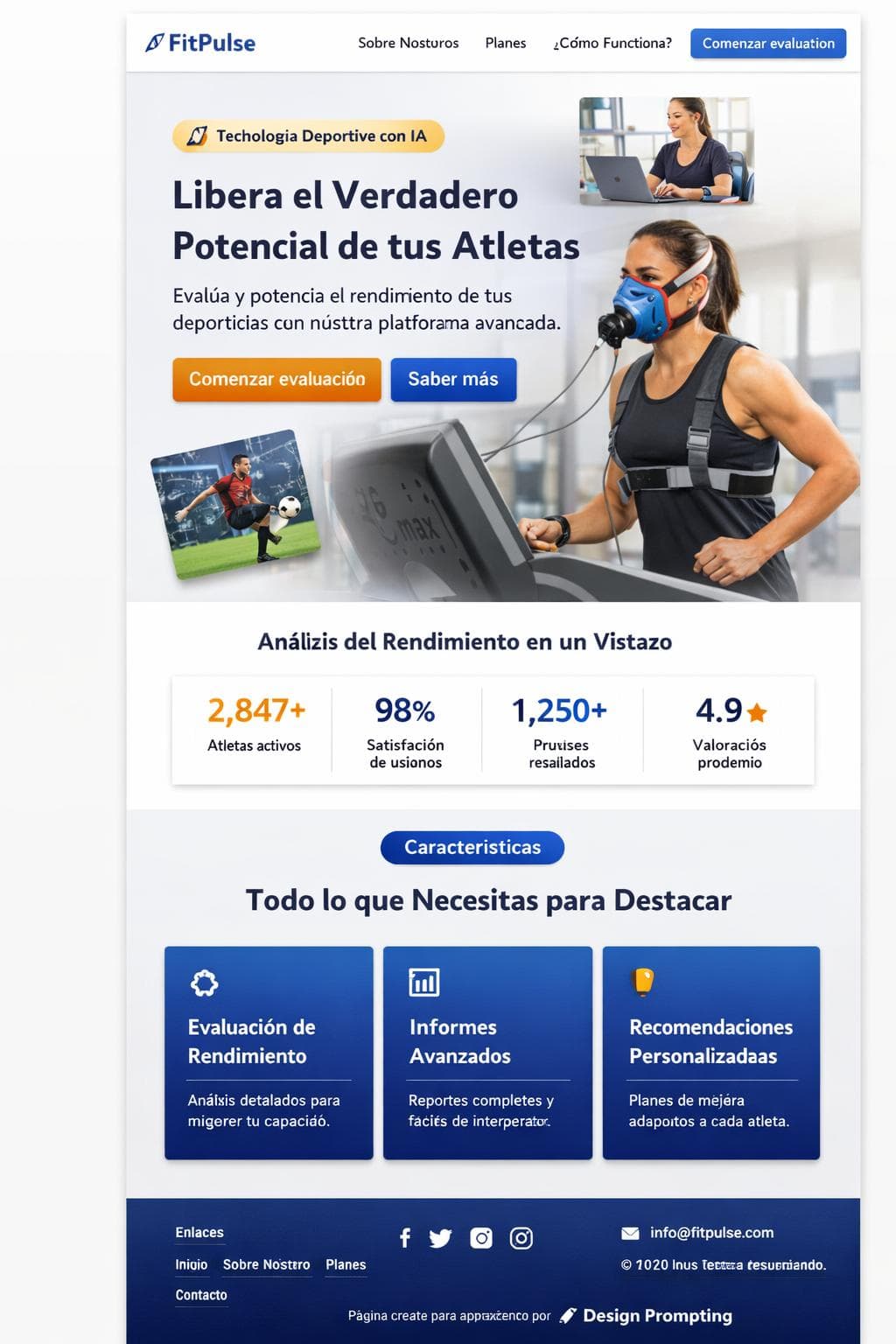 FitPulse — vista previa del theme