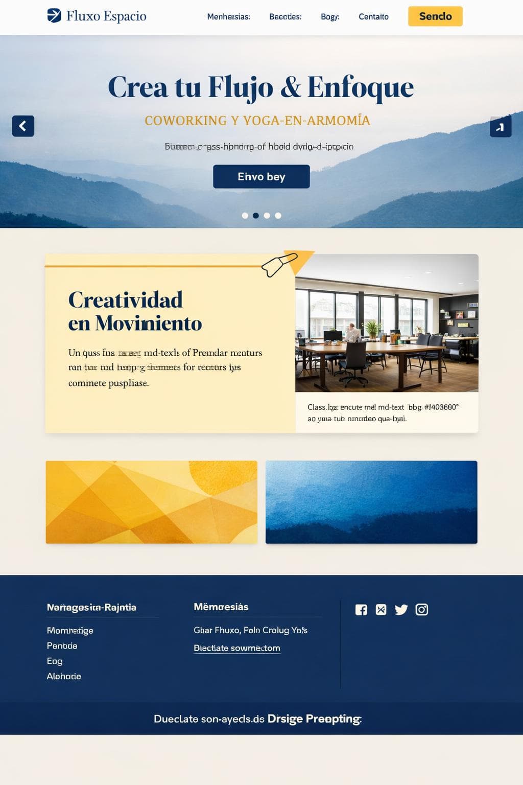 Fluxo Espacio — vista previa del theme