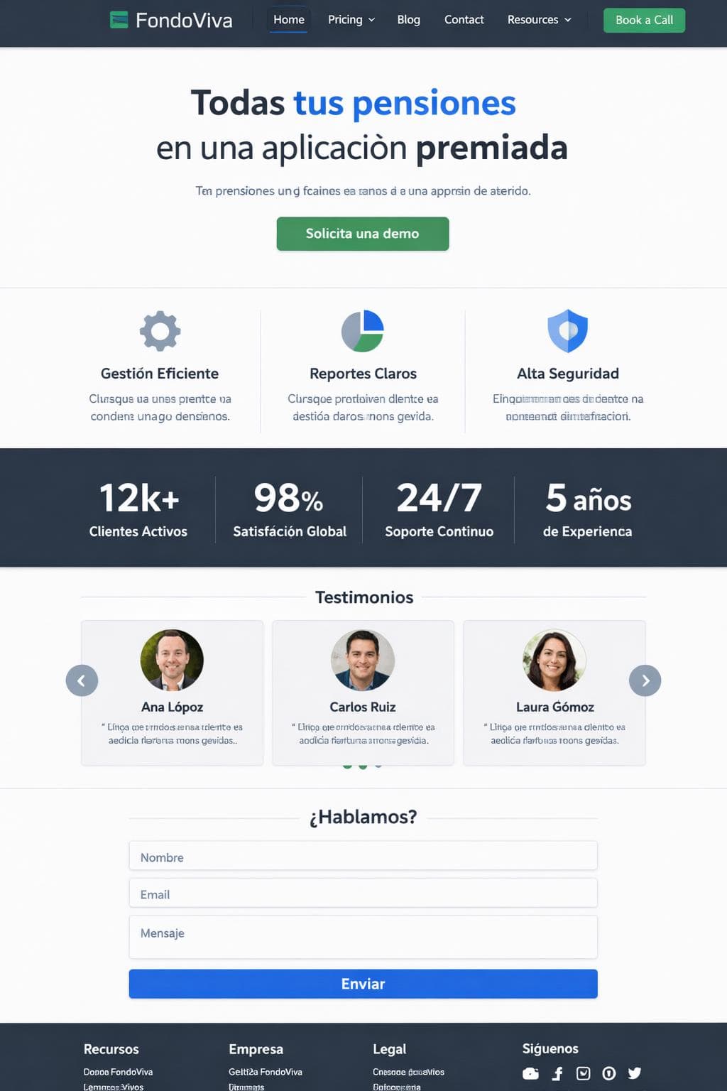 FondoViva — vista previa del theme
