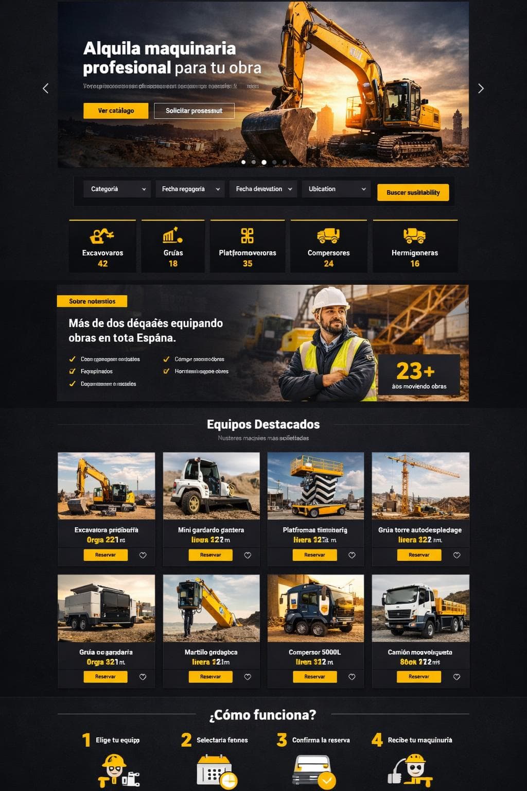ForjaRent Maquinaria — vista previa del theme