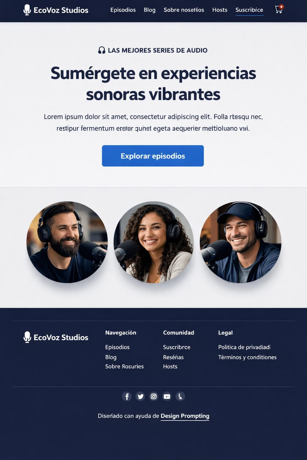 Formación Boreal — vista previa del theme