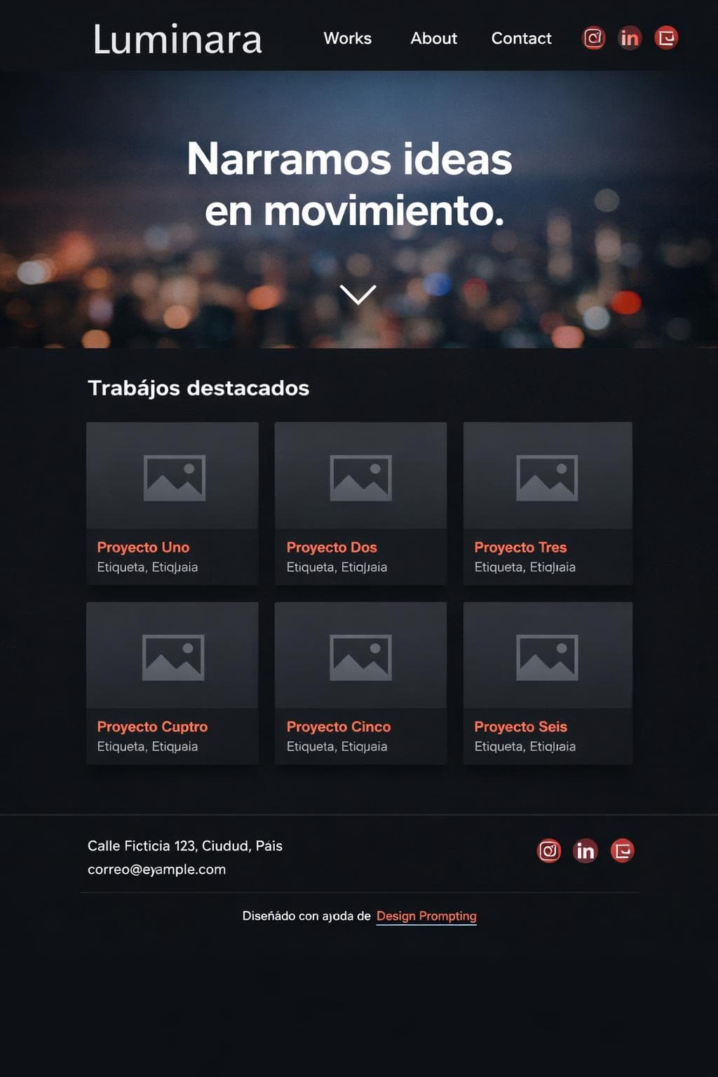 Formación Neon — vista previa del theme