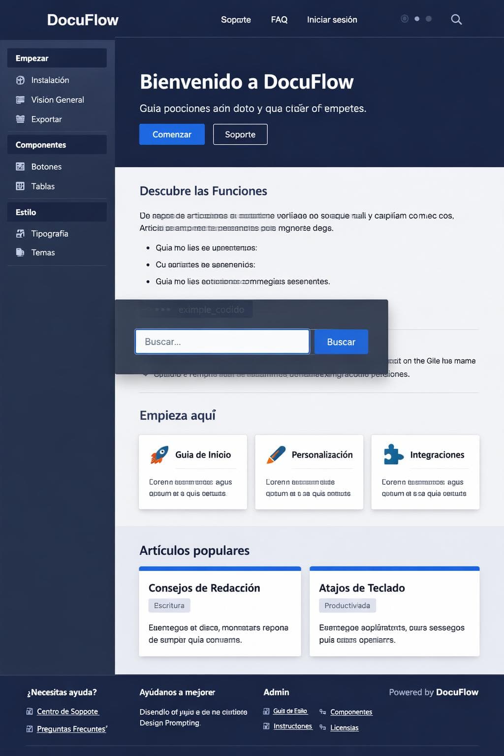 Formación Polar — vista previa del theme