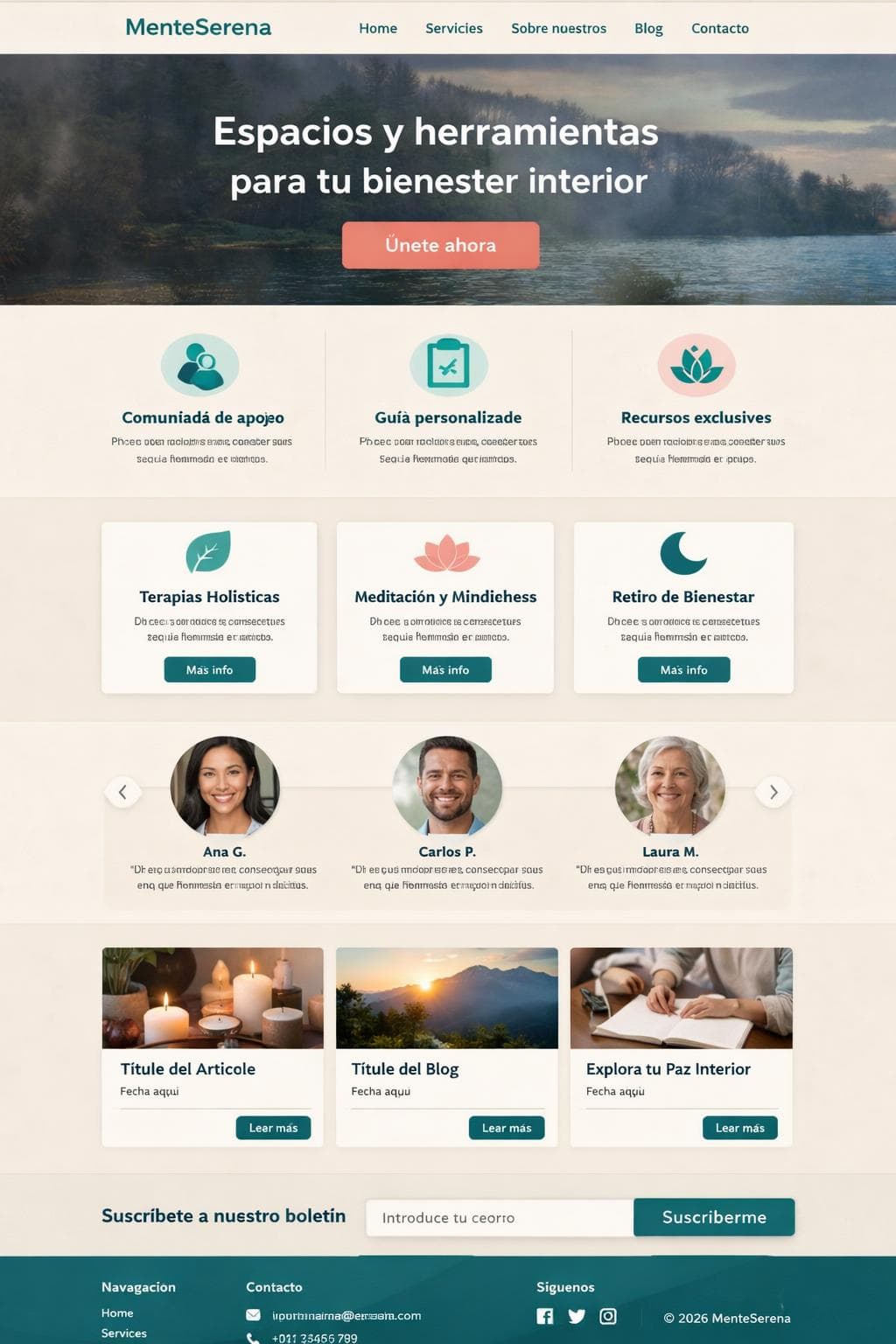 Glow Valle &mdash; vista previa del theme