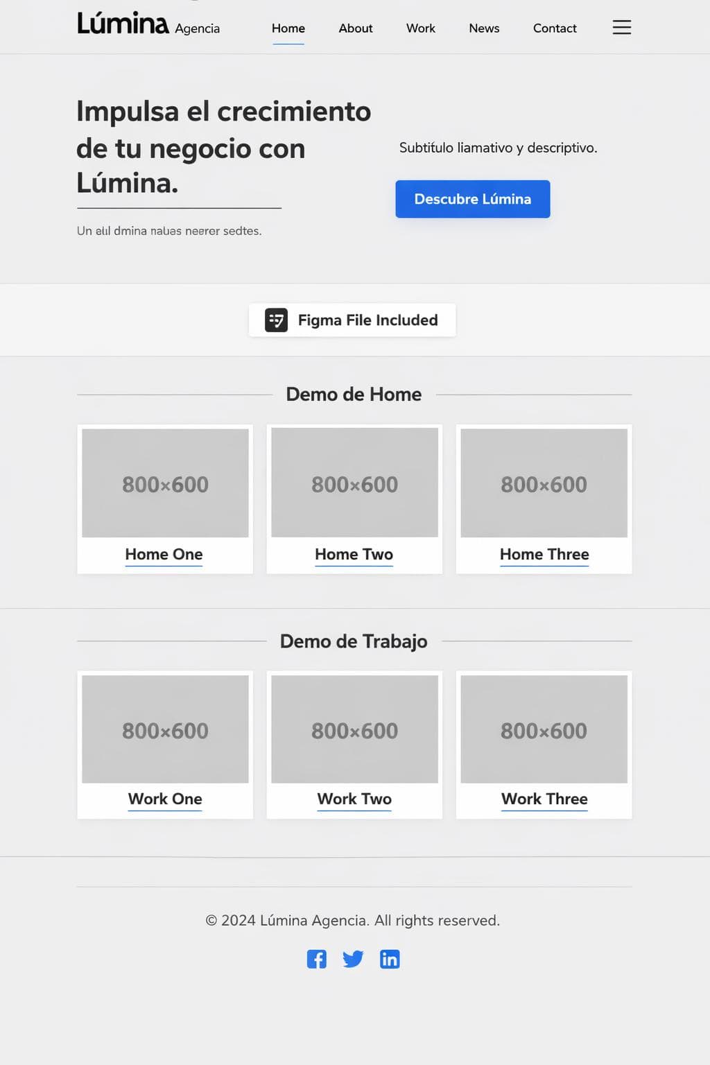 Growth Polar — vista previa del theme