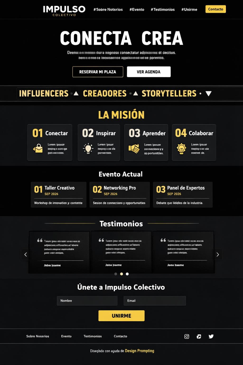 Impulso Colectivo — vista previa del theme