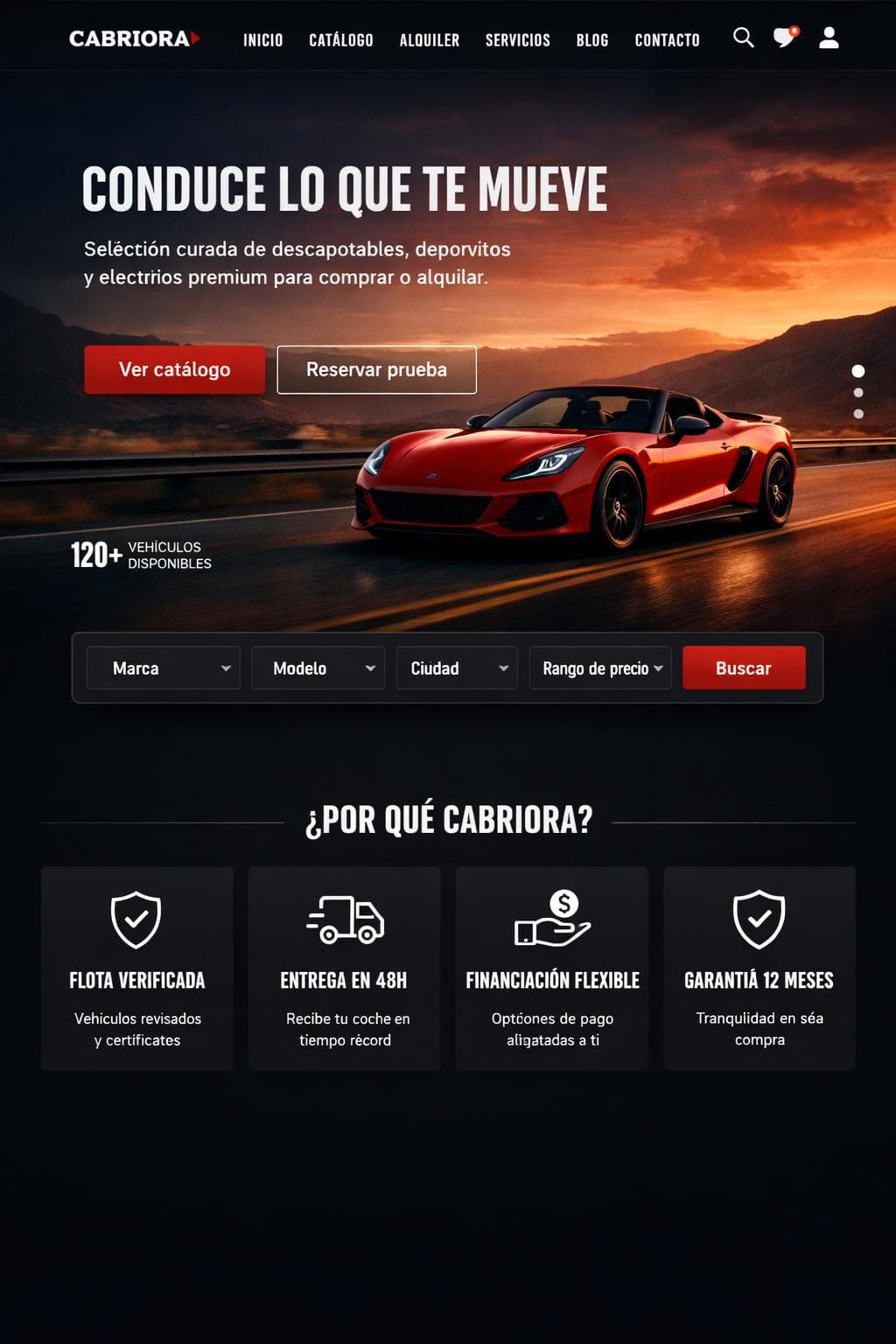 Industrial Aurora — vista previa del theme