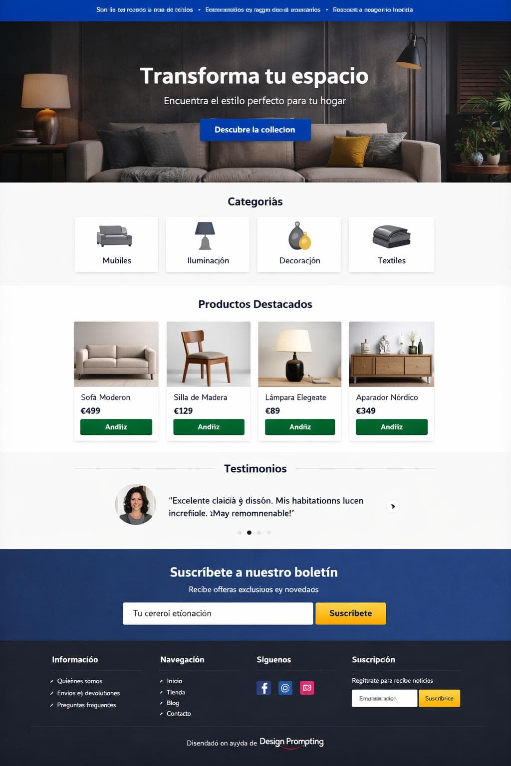 Inmobiliaria Orion &mdash; vista previa del theme