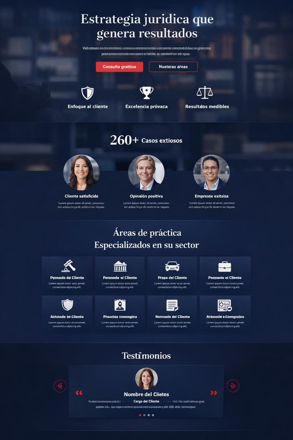 Lexara Consultores — vista previa del theme