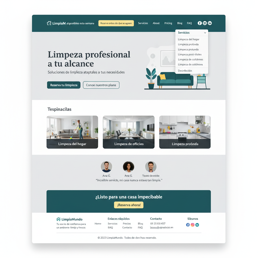 LimpiaMundo — vista previa del theme