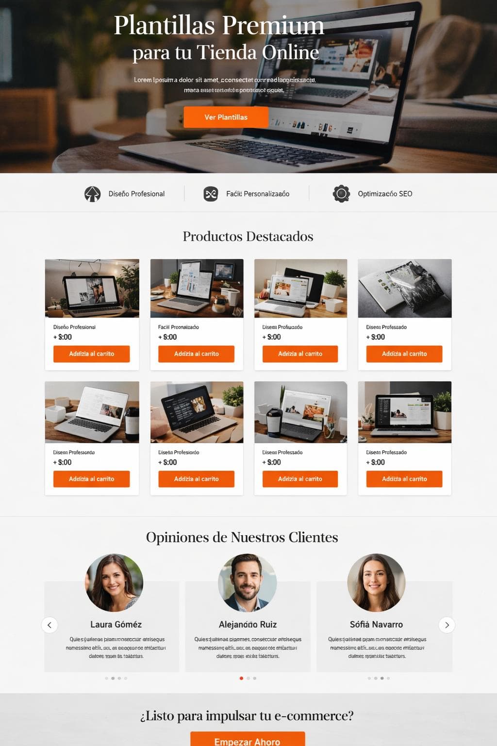 Lumenary Studio — vista previa del theme