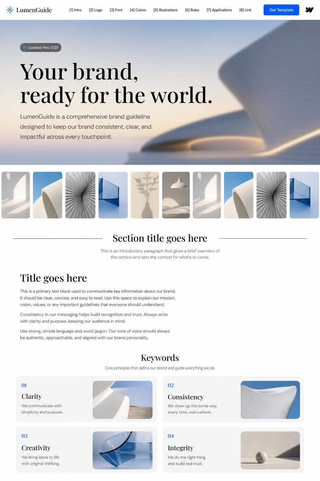 LumenGuide &mdash; vista previa del theme