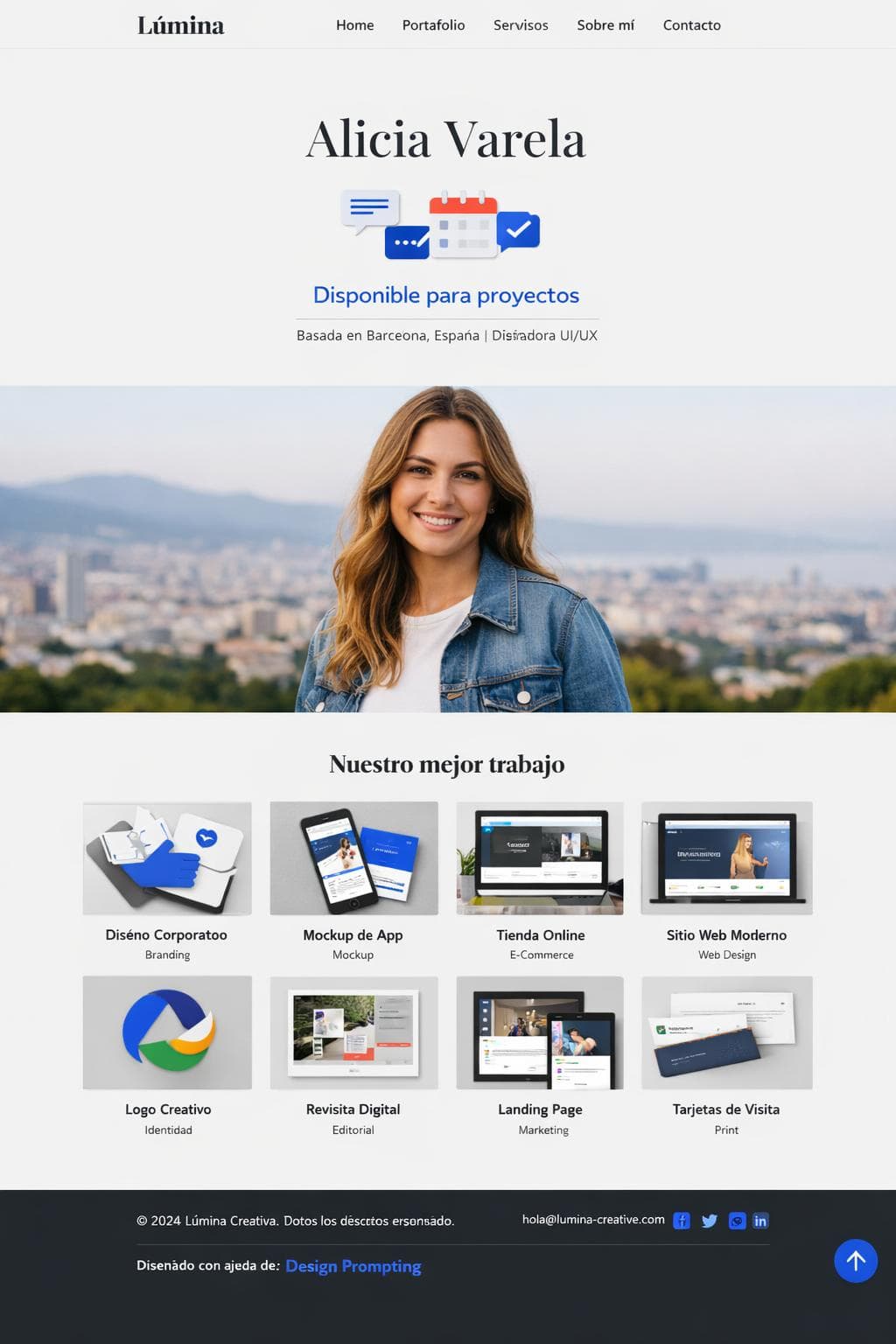 Lúmina Acantilado — vista previa del theme