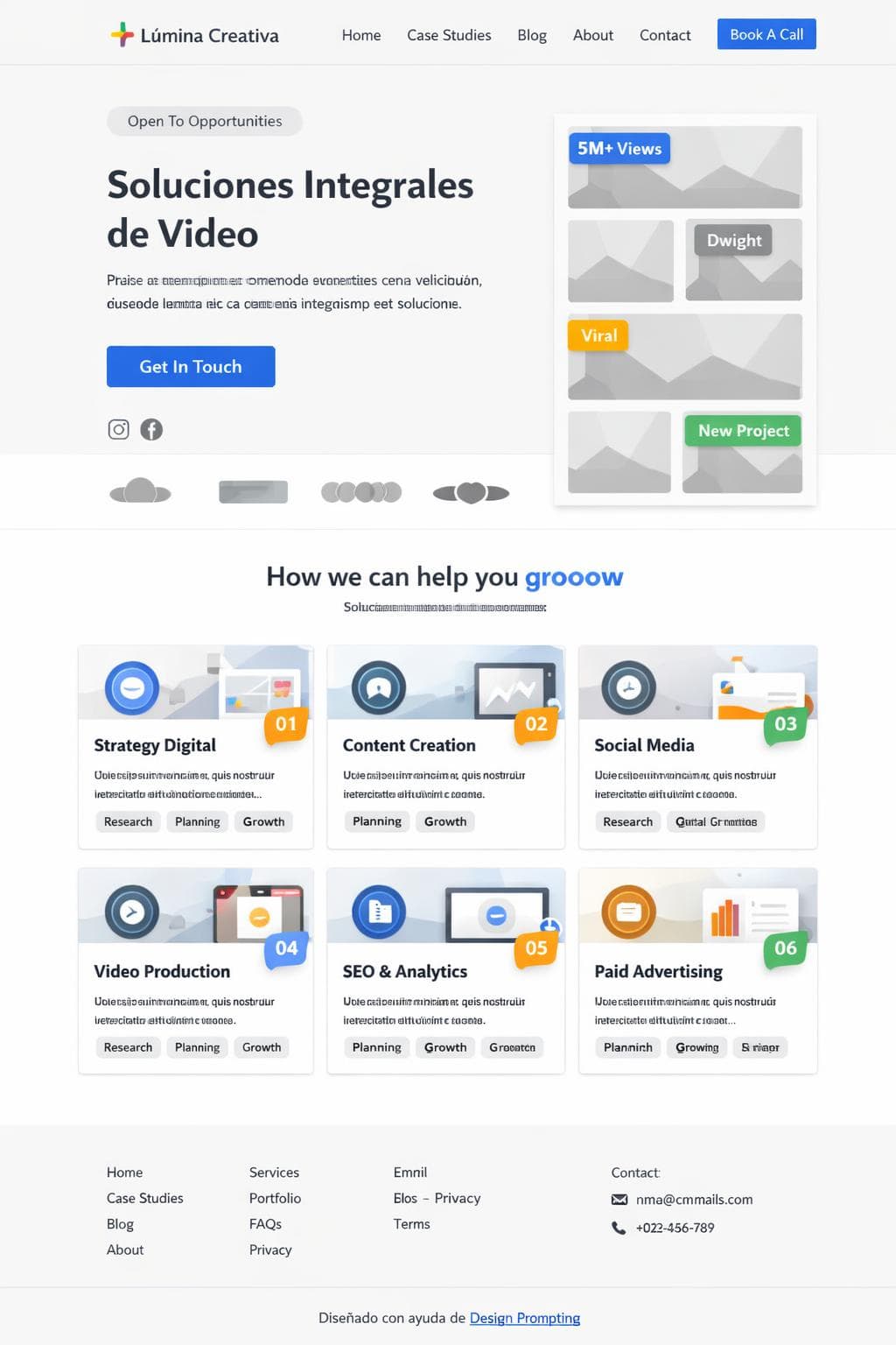 Lúmina Lab — vista previa del theme