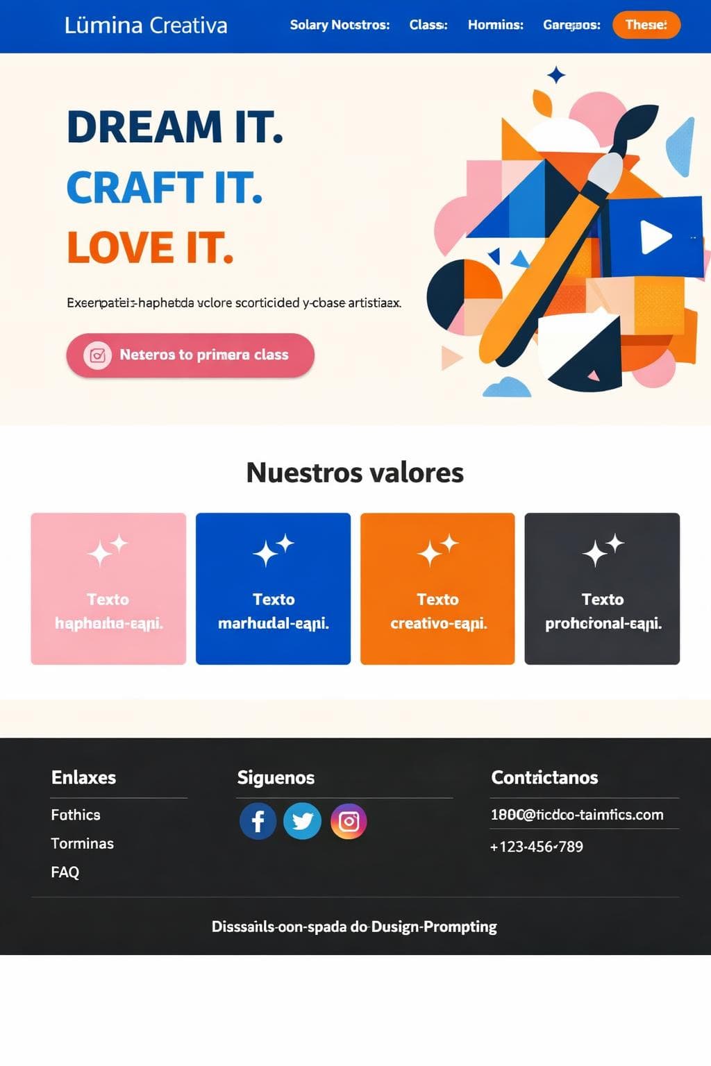 Lúmina Rumor — vista previa del theme