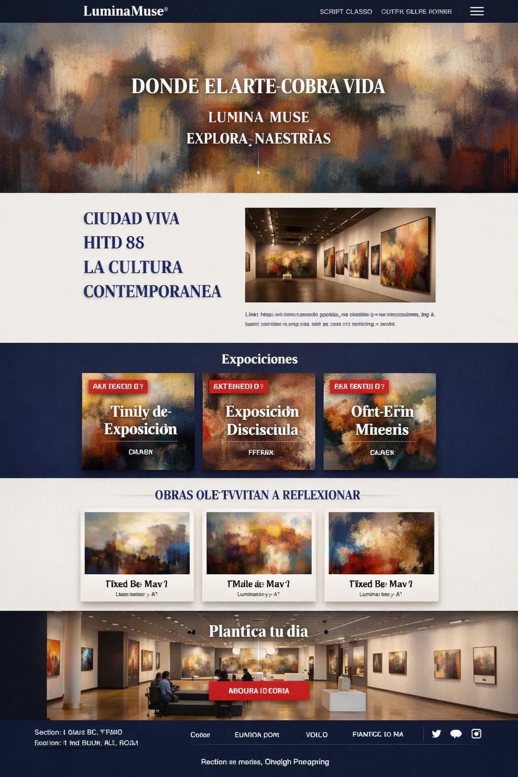 LuminaMuse &mdash; vista previa del theme