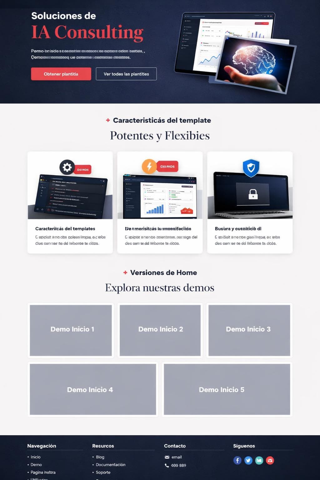 Luminara Labs — vista previa del theme