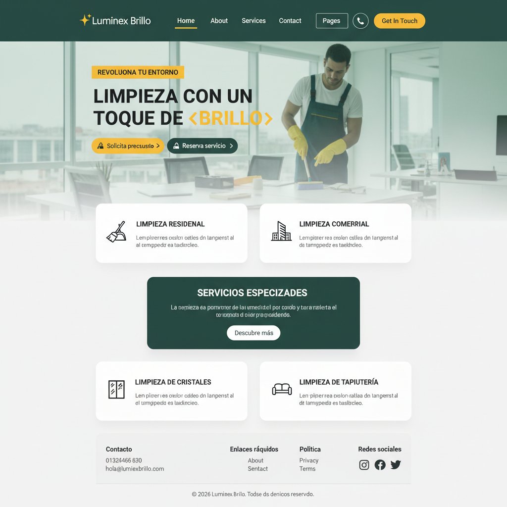 Luminex Brillo — vista previa del theme