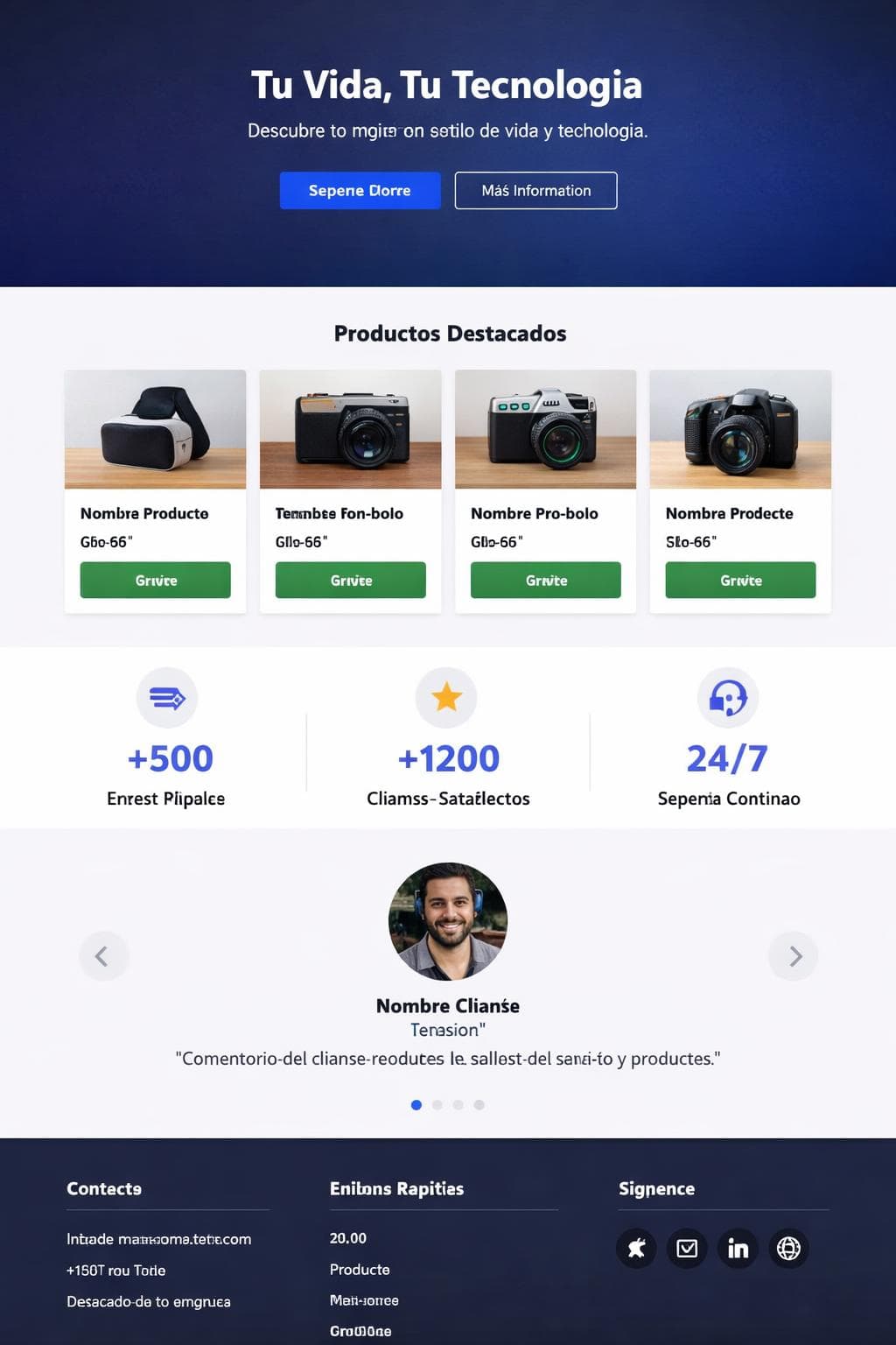 Luminova Market — vista previa del theme