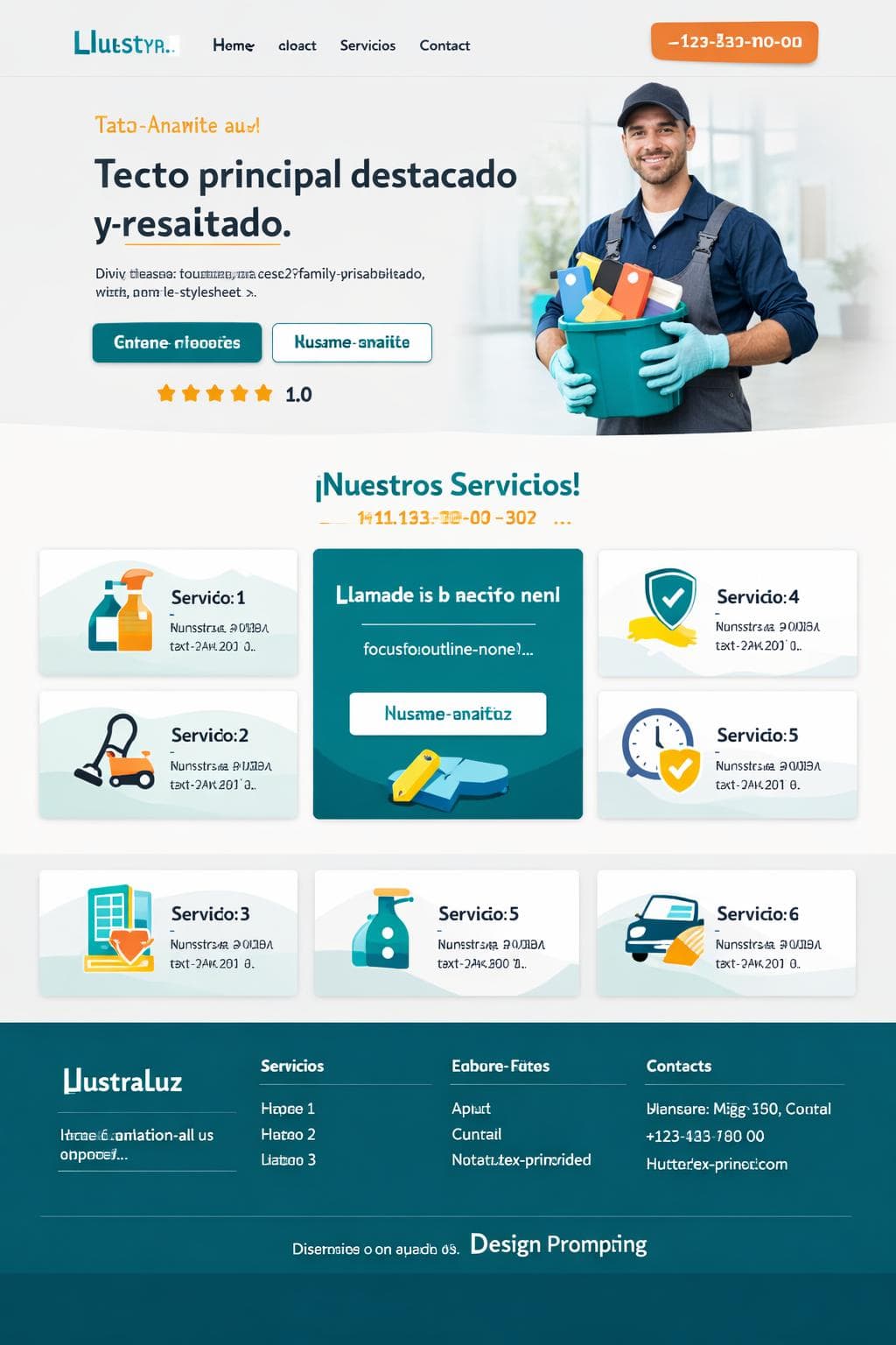 LustraLuz &mdash; vista previa del theme