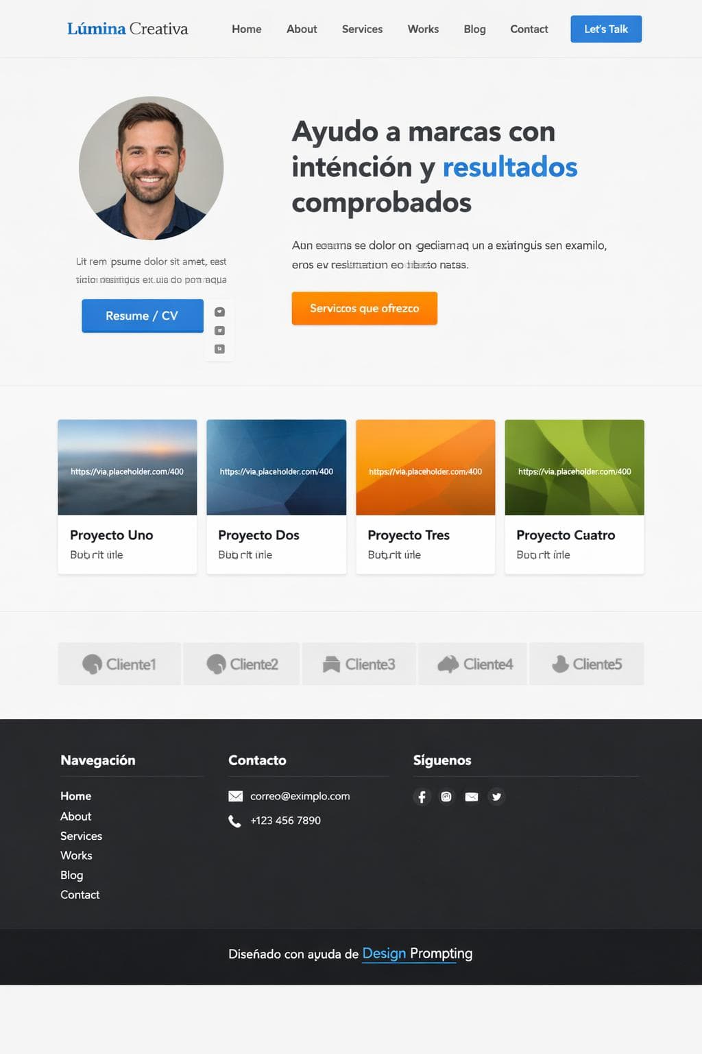 Magazine Lúmina — vista previa del theme