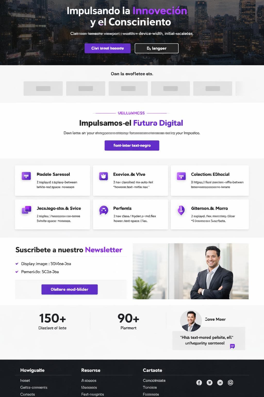 Magazine Zenit — vista previa del theme