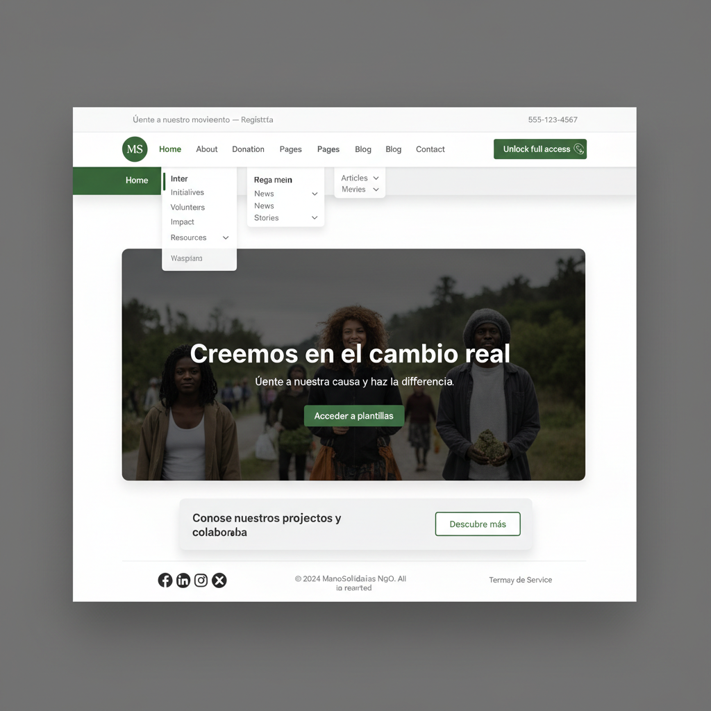 ManosSolidarias &mdash; vista previa del theme