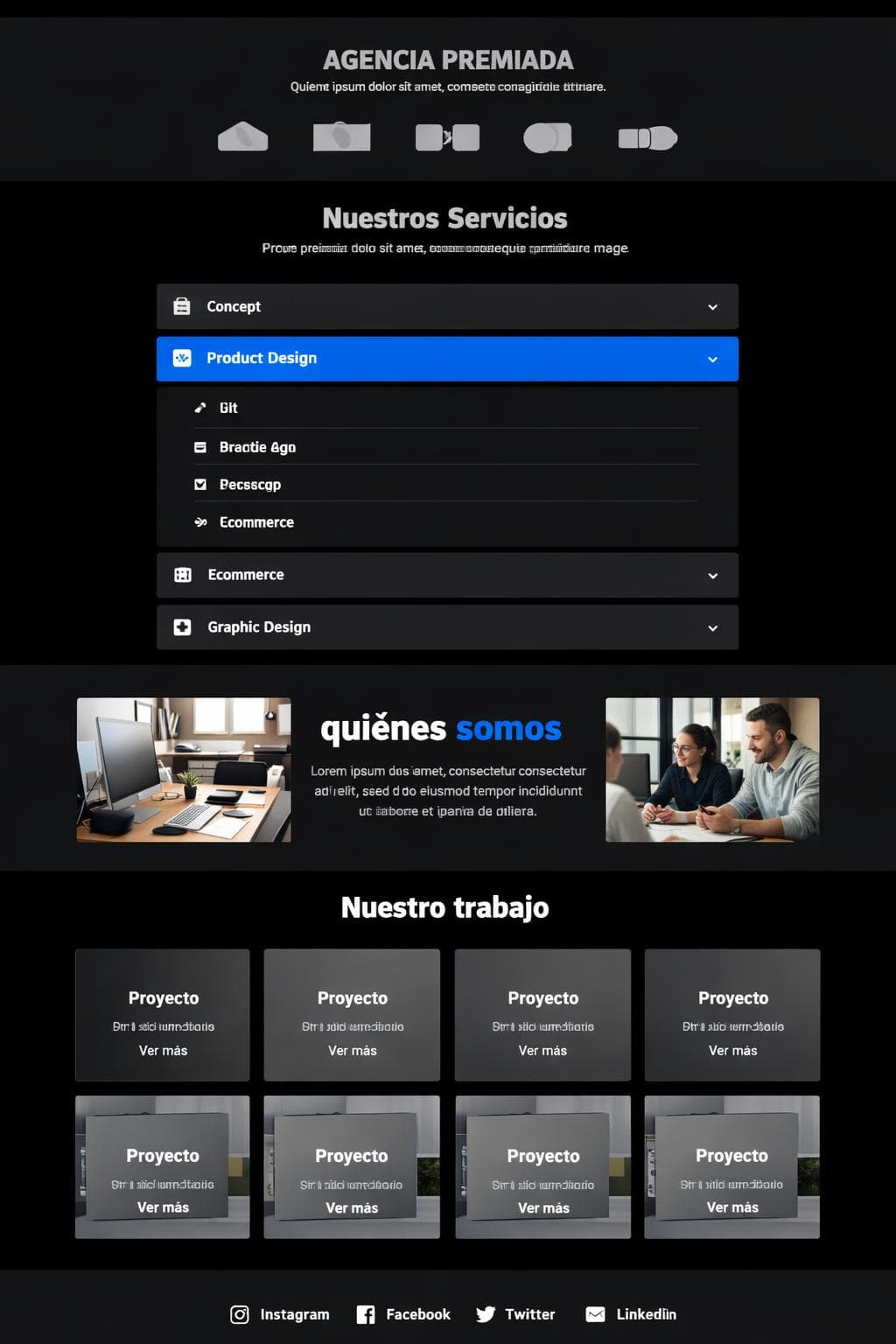 Market Atlas — vista previa del theme