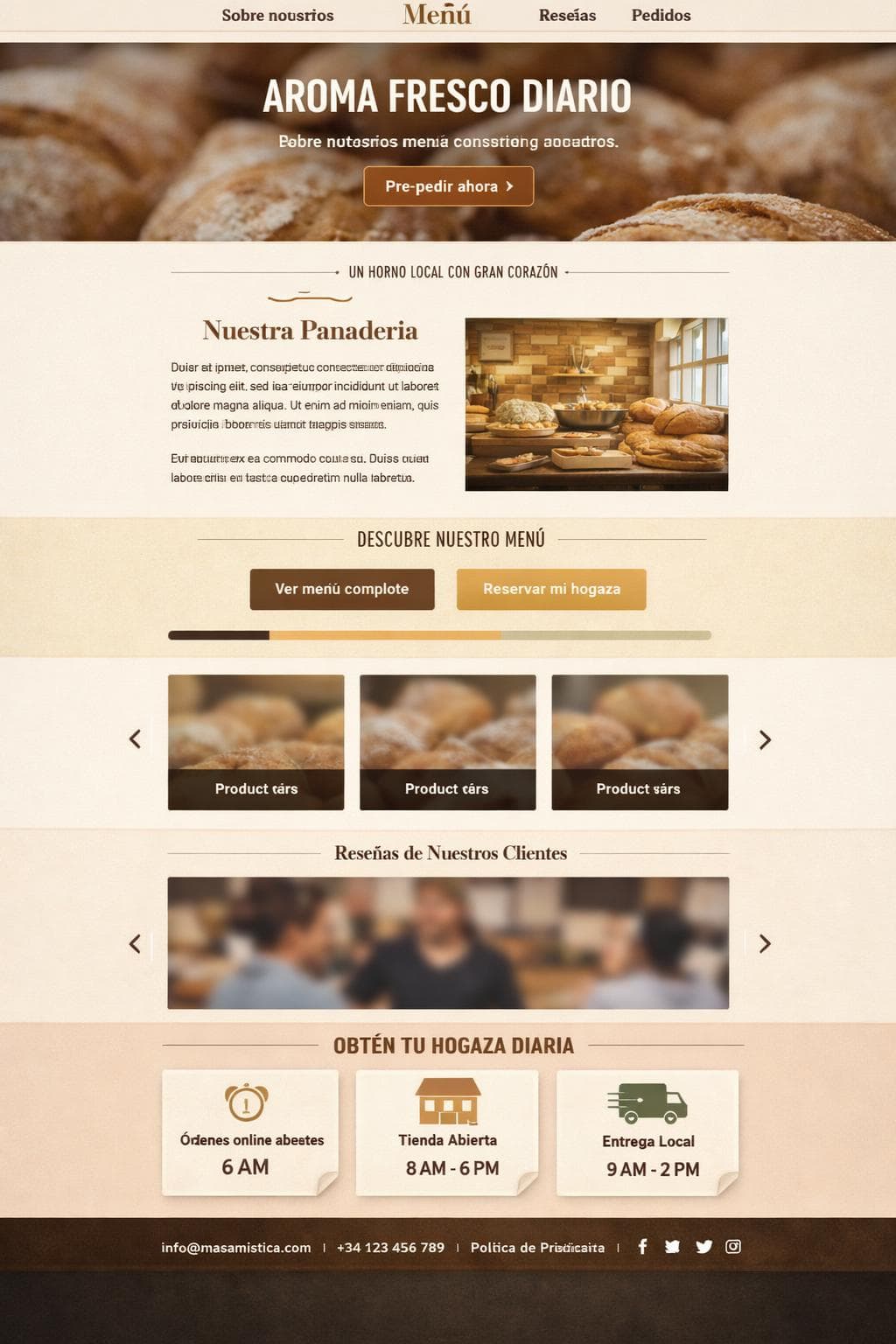 MasaM&iacute;stica &mdash; vista previa del theme