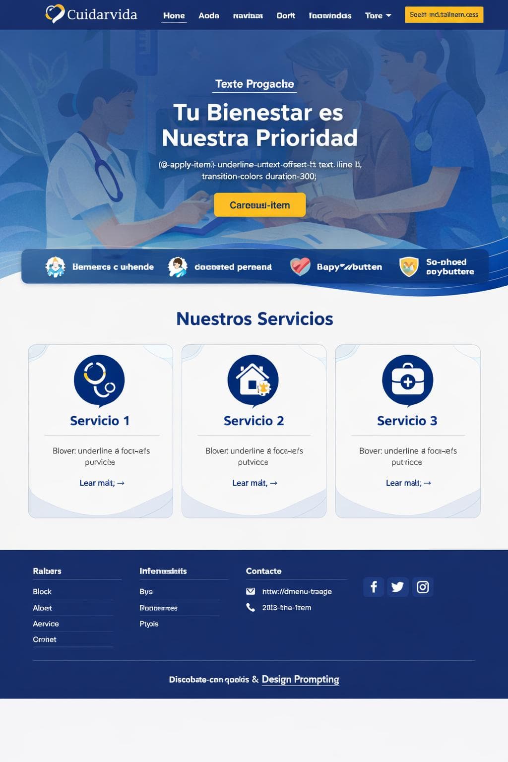 M&eacute;dica Atlas &mdash; vista previa del theme
